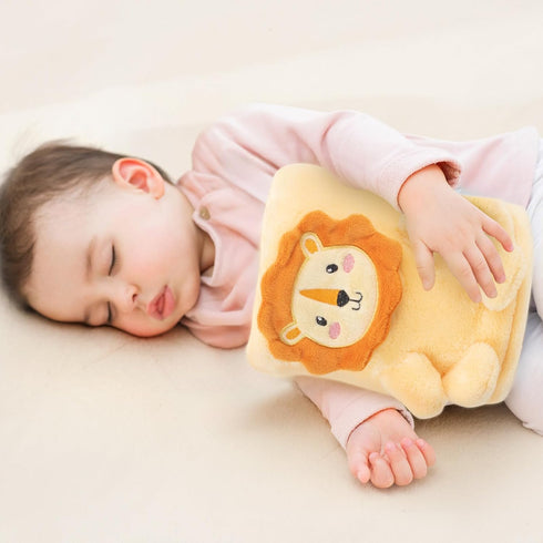 Baby Blanket, Foldable Lion Shape Plush Blanket, Super Soft Warm Breathable Receiving Blankets Newborn Nursery Swaddle