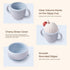 Cozy Rock Set, Set, Silicone Baby Feeding Gelato Collection Baby Led Weaning Supplies, First Self-Feeding Ice Cream