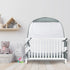 L RUNNZER Baby Crib Tent, Pop Up Crib Canopy to Keep Baby from Climbing Out, Safety Crib Net Mosquitoes Net