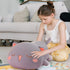 FUYU Cat Stuffed Animals, Soft Kawaii Kitten Plush Pillow, 27in/67cm Toy Gifts for Kids Room Decor (Gray Squinted)