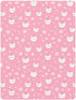 miaozhen 1 Pack 52x28 Cotton Baby Crib Sheets Comfy Breathable Cute Cartoon Cat Floral Peach Muslin Crib Sheets