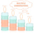 Accmor 2 Pack Baby Formula Dispenser On The Go, Stackable Formula Dispenser Formula Container to Go, Non-Spill Portable