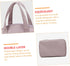 FRCOLOR Portable Insulated Breast Milk Storage Bag for Mothers, Purple Polyester Care Tote with Thermal Fresh-keeping