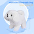 WorWoder Bichon Frise Toy Puppy Electronic Interactive Pet Dog - Walking, Barking, Tail Wagging Companion for Kids