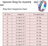 Anxiety Relief Ring Fidget Spinner Ring Stress Relief Toy Stainless Steel Spinner Ring Fidget Rings for Wome Men Unisex