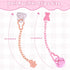 6 Set, BABESIDE Pcs Reborn Baby Doll Accessories Cute Bear Pattern Baby Doll Bottles and Magnetic Pacifiers