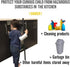 Define Essentials 10 Pack, Countertop Invisible Baby Proofing Cabinet Latch Locks, No Drilling or Tools Required, Works