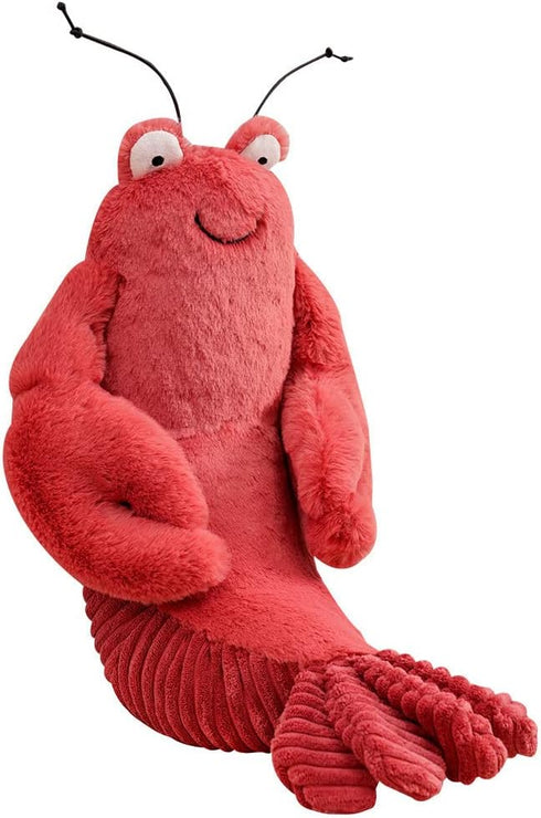 XIYUAN 17" Lobster Plush Toy - Stuffed Sea Animal Pillow for Home Decoration Gifts