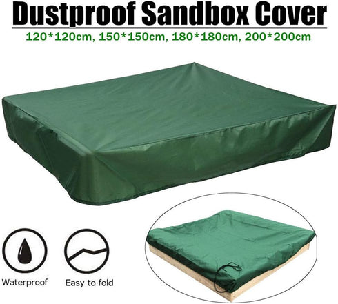 DGHAO Garden(120x120cm) Sandbox Cover Tool Sandpit Oxford Cloth Farm Shelter Canopy All-Purpose Protective Accessories