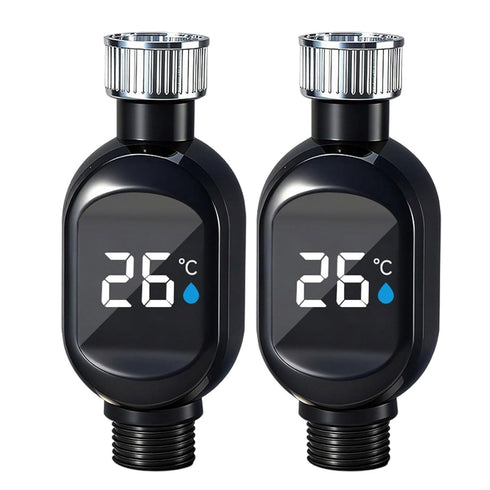 QRZMEDU Shower Thermometer, Bath Temp Thermometer for Baby Bath Thermometers, Digital Temperature Display