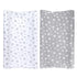 Changing Pad Cover 2 Pack for Boys Girls, Soft Unisex Diaper Change Table Sheets, Comfy Cozy Grey & White Fit 32"x16"