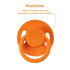 4 Pack, 0-6 Dummy, Natural Rubber Pacifier by LoveNoobs, Pacifiers Months, Baby Starter Kit, Newborn Silicone