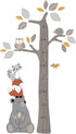 Lambs & Ivy Woodland Forest Tree with Animals Kids Growth Chart Wall