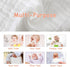 10 Pack, 20"x10" AIDEA Burp Cloths and Washcloths for Baby, Absorbent Cotton Muslin Baby Towels, Large Soft Breathable