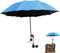 KDAMGOQE Beach Chair Umbrella, Chair Umbrella with Clamp Adjustable, UV Protection Waterproof Beach