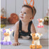 YUKOUQIAN 8 inch Cute Cow Plush Stuffed Animal Doll Toy for Girls Boys (Siting Cow Purple)