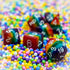 Cusdie 7-Die Rainbow DND Polyhedral Dice Sets for Dungeons and Dragons Role Playing Game (Rainbow-Opaque)