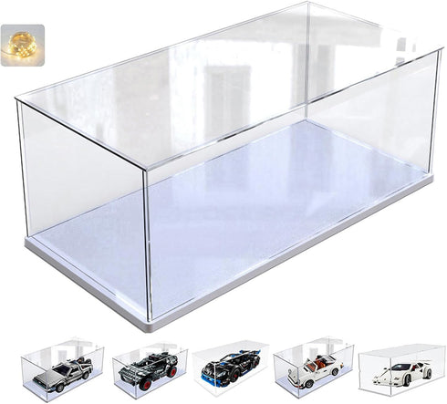 ELEpure Thickened Clear Acrylic Display Case for Lego 10295 10337 10330 10353 76450