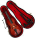 Dselvgvu Wooden Miniature Cello with Stand, Bow & Case - Mini Musical Instrument Dollhouse Model Decoration