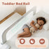 Lavilefora 59in Bed Rail for Toddlers, Folding Toddler Bed Rail Guard with Reinforced Anchor System & Sturdy Metal