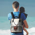 Hsnar Backpack Christmas Deer Waterproof Diaper Bag Large Capacity Baby Bag with Stroller Straps, Multi-Pocket Diaper