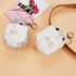 RAYNAG Set of 2 Cute Hamster Plush Keychains Stuffed Animals Keyring Charm