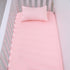 3 Set Set JISEN Piece Crib Bedding Soft Baby Ruffle Crib Comforter with Quilt, Sheet, Pillowcase - Nursery Bedding