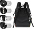 Hsnar Backpack Christmas Cat Flowers Waterproof Diaper Bag Large Capacity Baby Bag with Stroller Straps, Multi-Pocket