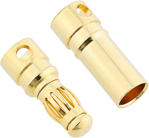 10 Sets Hobbypark Female Male 3.5mm Gold Bullet Banana Connectors for RC ESC LIPO Battery Device