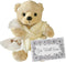 Get Well Soon Bear in Cream Robe with Blanket, Soft Plush Bear Gifts for Women, Men, Kids, Girls