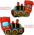 ArtCreativity 11 Inch Cozy Plush Train for Kids, Soft Cuddly Pillow Toy, Cute Nursery Décor