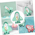 Toyvian Bath Thermometer Green Cartoon Plane Shape Accurate Water Temperature Reading Safe for Newborn Shower and Bath