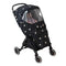 Cute Stroller Cover, Stroller Rain Cover Oxford Cloth for Outdoor (Black)