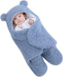HotBlizi Baby Swaddle Blankets 0-6 Months | Newborn Essentials | Dual-Layer Fabric Newborn