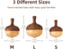 3 3+, Wooden Spinning Tops Montessori Toy | Pcs Handcrafted Tops for Kids Smooth & Safe, Gift-Ready | DadCarved