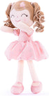 Gloveleya Baby Doll Baby Girl Gifts Plush Curly Kids Girl Toys with