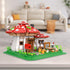 Set 1621pcs RAVAYO Mushroom House Building Blocks - Unique Design Creative Building Toy for Adults and Teens Mini Brick