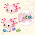 KMUYSL Axolotl Plush Toys Set - Mommy Axolotl with 4 Baby Axolotls, Gifts for Kids
