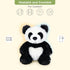 SuzziPals Heatable & Coolable Panda Stuffed Animals, Cute Microwavable Heating Pad Plushies for Soothing