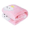 TILLYOU Toddler Blanket for Boys Girls, Flannel Fuzzy Baby Blanket, 40x50 Inches, Pink Cloud