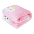 TILLYOU Toddler Blanket for Boys Girls, Flannel Fuzzy Baby Blanket, 40x50 Inches, Pink Cloud