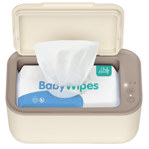 Chefhandy Baby Wipe Warmer & Wet Wipes Dispenser, 3-Mode Temperature Control, Large