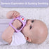 Smily Mia Penguin Teethers, Silicone Teething Toys for Babies 0-6 Months, Hand Teether for Infants, Light Purple