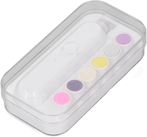 Grcfumo Set 6 Baby Nail File, Electric Baby Nail Care with Extra Replacement Pads, Portable Nail File Baby Grooming Kit