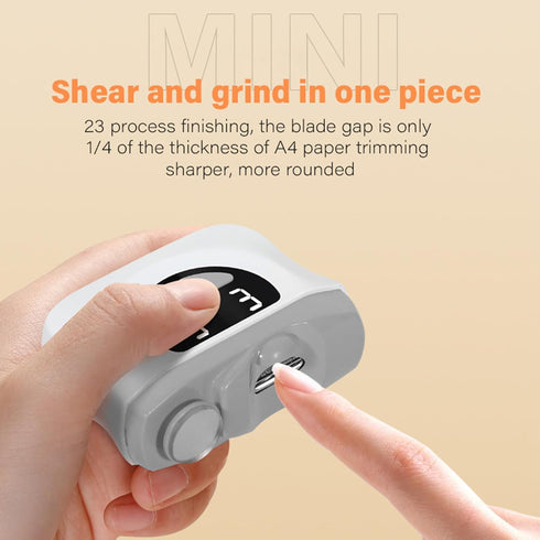 Generic Trimmers 3-Speed Electric Nail Clippers - Nail for Adults | Clippers Electric | Automatic Cutter | LED Quiet