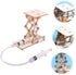 Toyvian 1 Set Hydraulic Lift Model Wood Puzzle Toy for Kids, Mechanical Model Building Kits