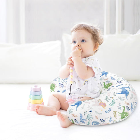 2 Pack Pea Pod Nursing Pillow Cover Soft & Adorable Slipcovers for Breastfeeding Pillows, Comfortable Stretchy Feeding