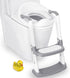 JASSONE Potty Training Seat, Toddler Step Stool, 2 in 1 Potty Training Toilet