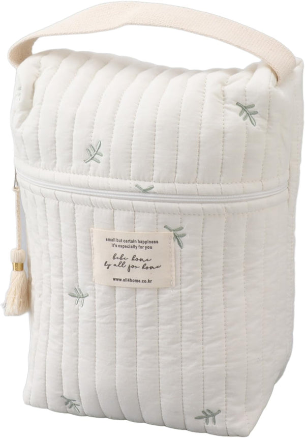Generic Diaper Bag Organizing Pouches, Cute Multifunction Quilted Cotton Cloth Baby Stroller Diaper