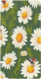 Bseiialft Daisies Green Leaves Ladybugs Crib Sheets for Boys Girls Soft and Breathable